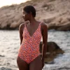 La pièce Sereine motif Saint Tropez maillot de bain Aklomissa