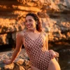 La pièce signature motif Sienne maillot de bain wax africain